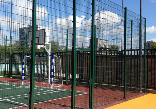 2Д забор для футбольной площадки в Березниках