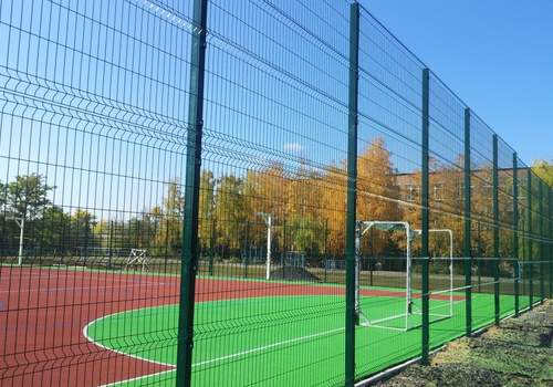 3Д забор для футбольной площадки в Березниках